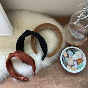 LIKE NEW BUNDLE OF 3 TRENDY HEADBANDS!